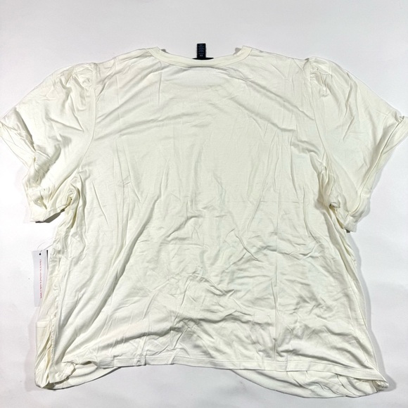 New ModCloth A Twist of Fun Knit Top Ivory Shirt - Picture 3 of 7